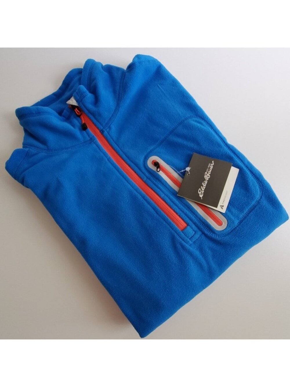 Eddie Bauer First Ascent Fleece Jacket Pullover Sweatshirt Women's XL Blue NEW